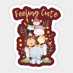 Cute Little Baby Animals  #4 Sticker
